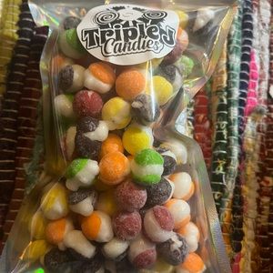 Freeze dried candy… skittles sour